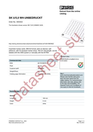 0803922 datasheet  